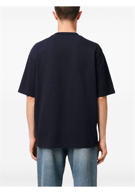t-shirt con applicazione unisex blu AMI PARIS | HTS055.7264011